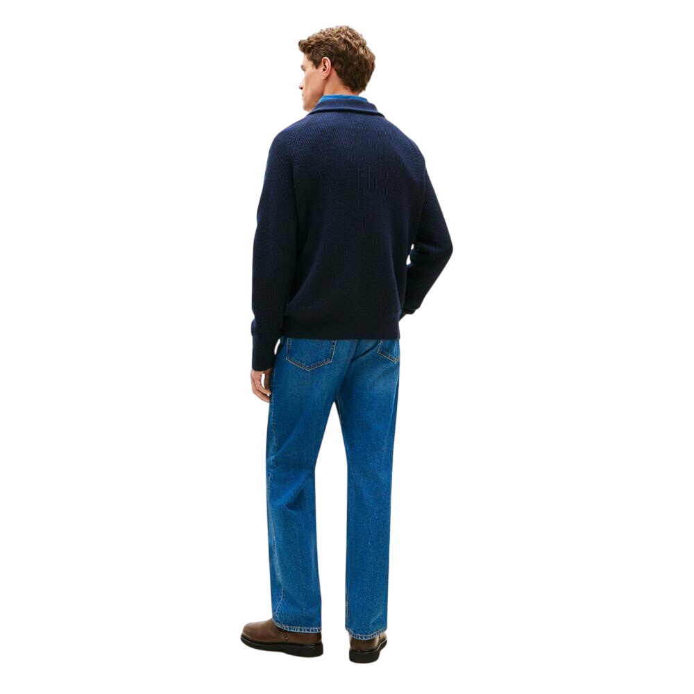 Tommy Hilfiger Fisherman Rib Zip Mock